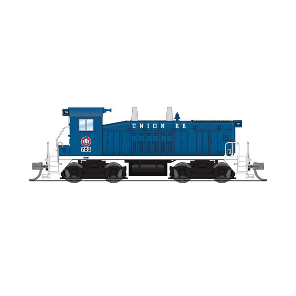 EMD SW7 Switcher, Union RR 703, Blue & White, Paragon4 Sound/DC/DCC, N