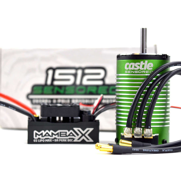 1/8 MAMBA X, 25.2V WP ESC, 1512-1800KV SENS E-BX