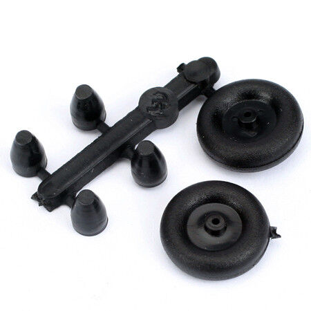 Tail Wheel with Retainers, 1/2