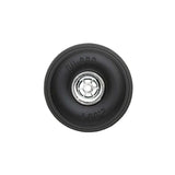 Treaded Chrome Wheels, 2" Diameter (2)