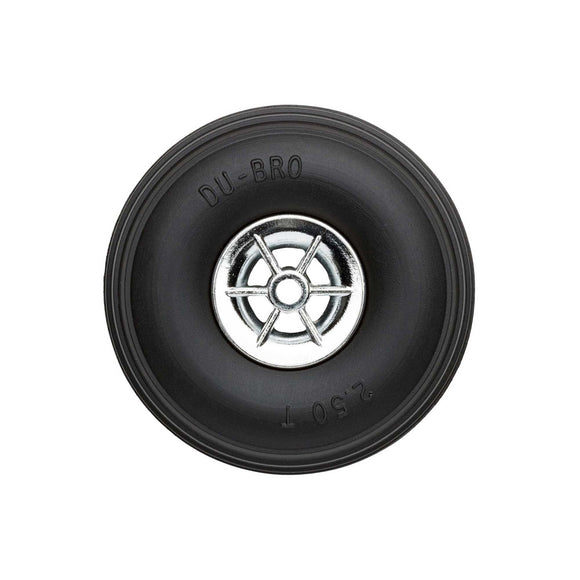 Treaded Chrome Wheels, 2-1/2