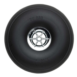 Treaded Chrome Wheels, 3-1/2" Diameter (2)