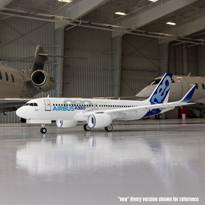 Airbus A320neo 1.5m Airliner Twin 64mm EDF BNF Basic with AS3X+ and SAFE Select (White)
