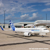 Airbus A320neo 1.5m Airliner Twin 64mm EDF BNF Basic with AS3X+ and SAFE Select (White)