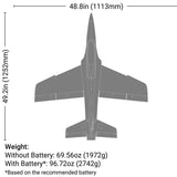 E-flite Habu XS 80mm EDF BNF Basic