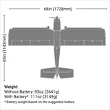 E-flite Super Timber 1.7m BNF Basic