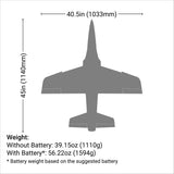 Habu SS (Super Sport) 70mm EDF Jet BNF Basic with SAFE Select and AS3X