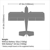 Timber X 1.2m BNF Basic with AS3X and SAFE Select