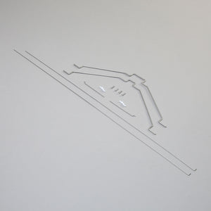 Pushrod Float Wire Set: 1.2m Clipped Wing Cub