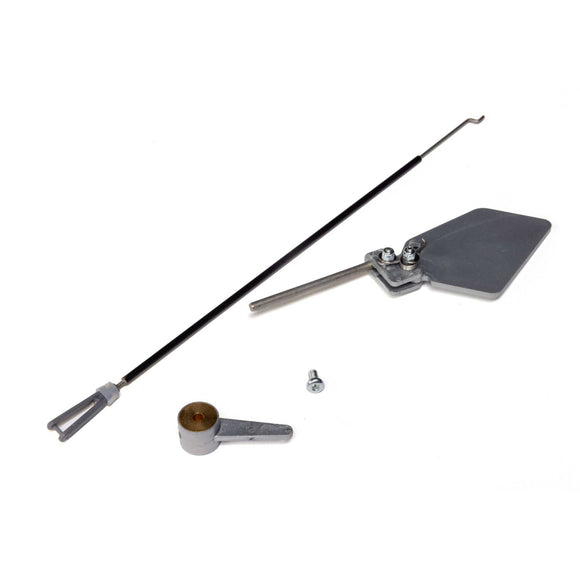 Water Rudder with Pushrod, Silver, 39.5