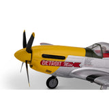 E-flite UMX P-51D Mustang “Detroit Miss” BNF Basic with AS3X and SAFE Select