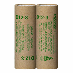 D12-3 Model Rocket Engines (2pk)