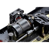 Exo RC Fan Mount Clamp-On Set, Ang, Blue: 1/10 540 Motors