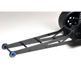 Adjustable RC Wheelie Ladder Bar Set, 2 Wheels, Carbon Fiber: Traxxas 2WD Slash