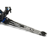 DR10M Pro Wheelie Bar Set, 3mm Carbon Fiber Single Wheel