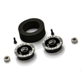 DR10M Pro Wheelie Bar Set, 3mm Carbon Fiber Single Wheel
