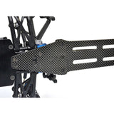 DR10M Pro Wheelie Bar Set, 3mm Carbon Fiber Single Wheel