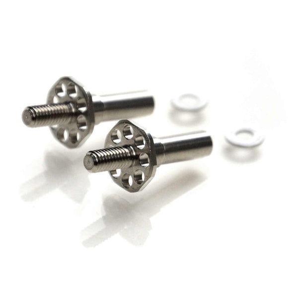 Titanium Front Axles, 1 Pair: Rb10