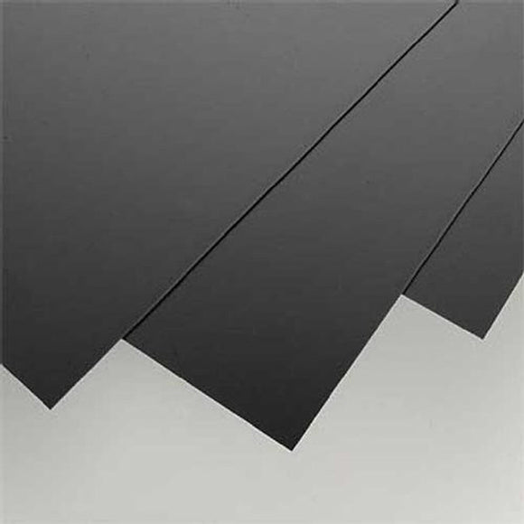 Black Styrene Sheets, .04x8x21