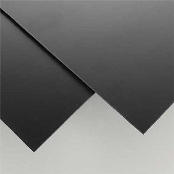 Black Styrene Sheets, .08