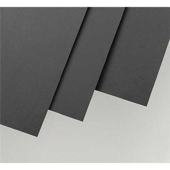 Black Styrene Sheets, .01x6x12