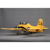 T-28D Trojan V4 Yellow PNP, 1400mm