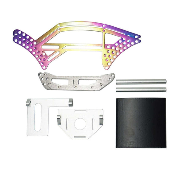 Bettle Titanium Comp Chassis, Rainbow: UTB18 Capra