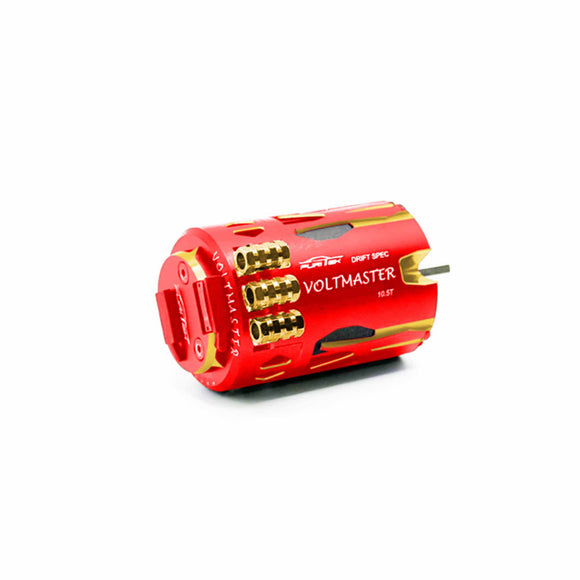 Voltmaster 10.5T Sensored Brushless Drift Motor, Crimson Gold