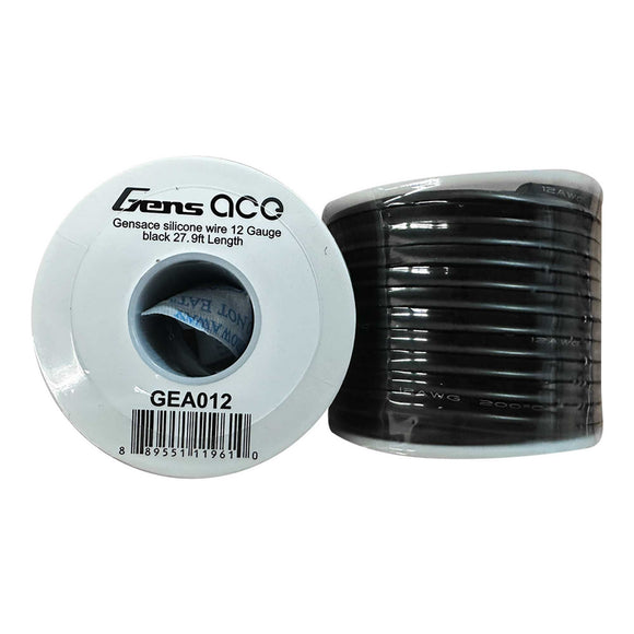 Gensace silicone wire 12 Gauge black 36.09ft Length