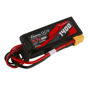 11.1V 1400mAh 3S 60C G-Tech Smart LiPo Battery: XT60