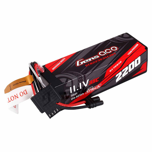 Gens Ace 2200mAh 3S 35C 11.1V with IEC2 Plug for Grom