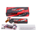 Gens ace 2300mAh 2S 35C 7.4V G-Tech Lipo Battery Pack with EC2 Plug