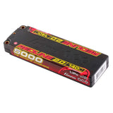 7.6V 5000mAh 2S 140C LiHV: 5.0mm Bullet Redline 2.0