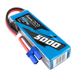 Gens Ace G-tech 5000mAh 45C 4S1P 14.8V Lipo Battery Pack with EC5