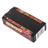 7.6V 5300mAh 2S 140C LiHV Shorty 5.0mm bullet Redline 2.0