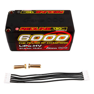 Redline 4S1P HV 15.2V 6000mAh Shorty Battery