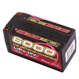 15.2V 6000mAh 4S 140C LiHV Shorty 5.0mm bullet redline 2.0