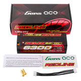 7.6V 6300mAh 4S 140C LiHV 5.0mm bullet redline 2.0