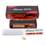 7.6V 8500mAh 2S 140C LiHV 5.0mm bullet Redline 2.0