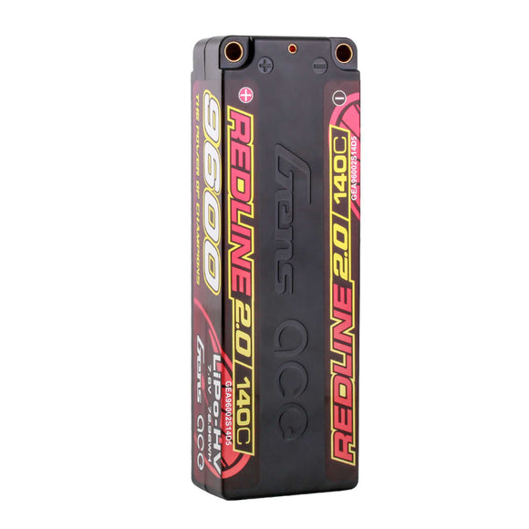 7.6V 9600mAh 2S 140C LiHV 5.0mm bullet redline 2.0