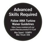 Aermacchi MB-339 60-86N Scale Military Turbine Jet ARF, 84" with KingTech K-86G4+ Turbine Combo