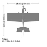 Twist 60 ARF, 54.7"