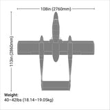 OV-10 Bronco 30cc ARF, 108" with Landing Gear Set