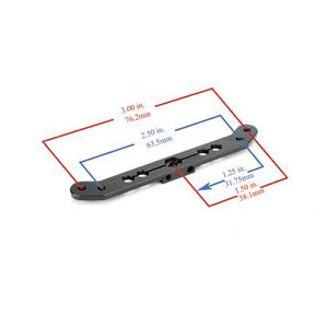 Aluminum Double Sx Arm, 3" Hitec