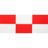 UltraCote, 1/2" White & Red Squares