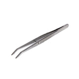 6" Curved Fine Point Stainless Steel Tweezer