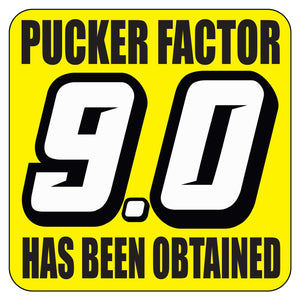 Pucker Factor Sticker