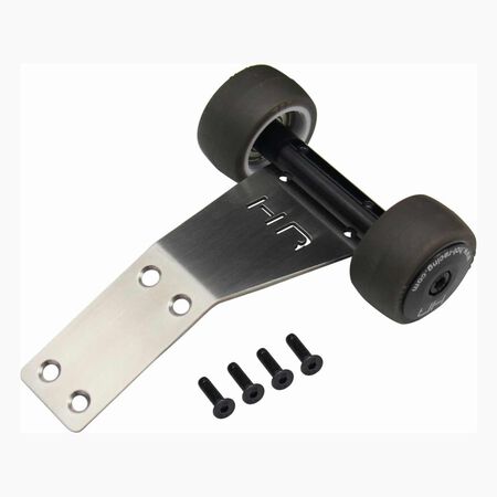 Hot Racing HD Bearing Skid Plate Wheelie Bar – Fits 1/18 Grom [HRAGRM133H]