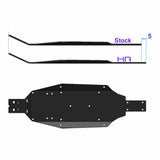 Aluminum +5mm High Speed Chassis Kit, 1/24 Losi Micro-B