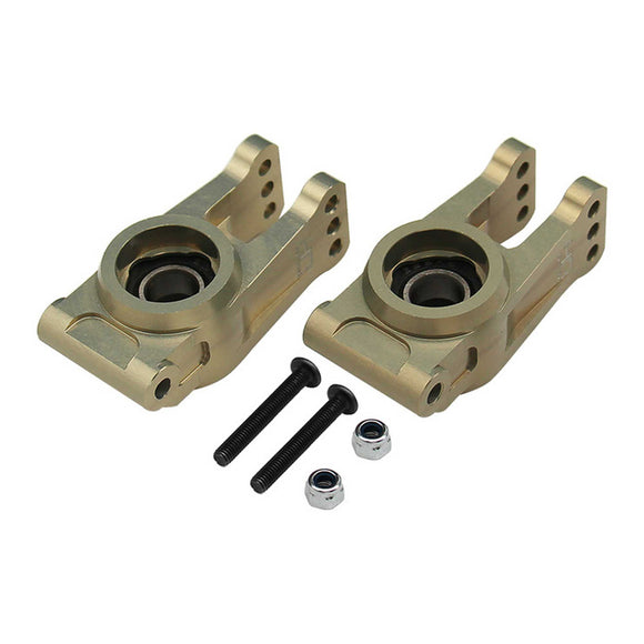 Rear Aluminum Heavy Duty Hub Set, 1/6 Losi Super Lasernut